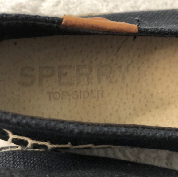 Sperry Topsider Katama Espadrille Flat Black Sz 9 M - Picture 5 of 5
